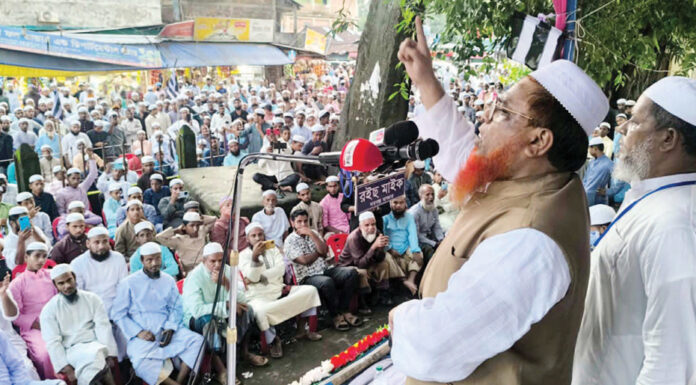 জৈন্তাপুরের কর্মী সম্মেলনে জমিয়ত মহাসচিব জমিয়ত সিলেটের ৬টি আসনে প্রার্থী দেবে